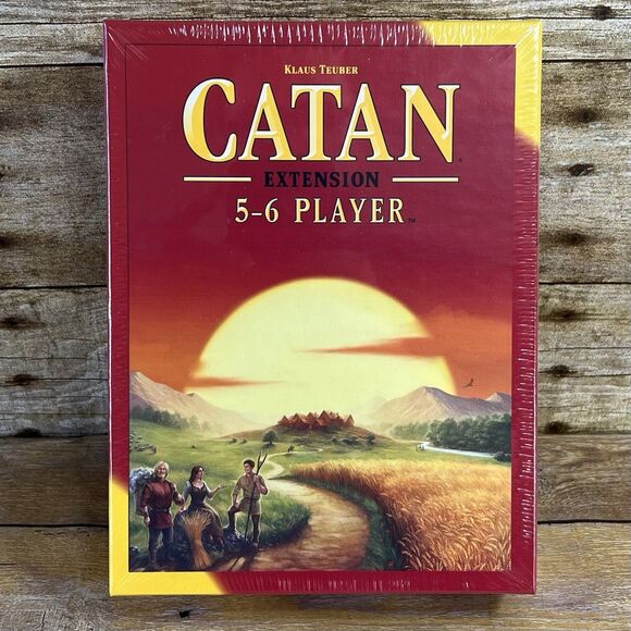 Flat River Group LLC Other - Catan 5-6 Player Extension Game Klaus Teuber 5th CN3072 New Sealed